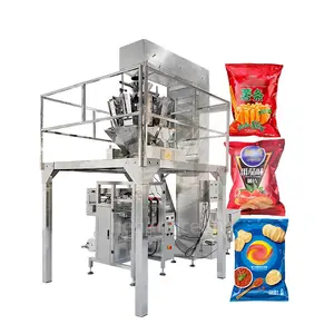 Oceaan Bag Sealer Frietverpakking Handel Vulling Zakje Aardappel Chippack Machine Met Stikstof