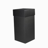 Boîtes rigides personnalisées de luxe en papier d'art, faites à la main, de taille sur mesure, pour cadeaux artistiques uniques, avec gaufrage et pelliculage mat, pour bougies.