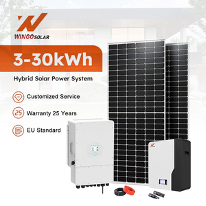 Hybrid System <b>Solar</b> <b>Kit</b> 5kw 10kw 12kw 15kw 18kw 20kw 25kw 30kw Off Grid <b>Solar</b> <b>Power</b> Energy System Storage Home Commercial - Product Image 1