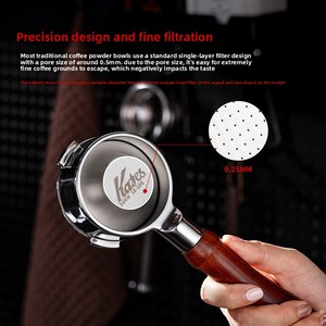 Panier <span class=keywords><strong>doseur</strong></span> de café en acier inoxydable, réducteur, <span class=keywords><strong>doseur</strong></span> aveugle pour expresso 58 mm universel, accessoires de café 58 mm - Product Image 2