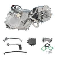 MOTORCYCLE ZS125cc 4 Stroke Oil Cooled Complete Engine Zongshen W125-G Kick Manual Clutch for YCF Pit Bike Mini Dirt Bike
