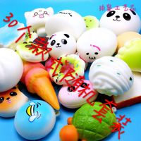 RTSYE-1304 Fashion melar Anti stres khusus hewan kucing Set kapsul lembut mainan Remas Kawaii mainan Mochi licin