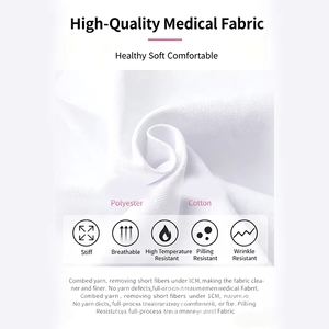 Batas de <span class=keywords><strong>Laboratorio</strong></span> Blancas para Mujeres y Hombres, <span class=keywords><strong>Bata</strong></span> de Estudiante de Medicina, <span class=keywords><strong>Bata</strong></span> de Consulta Médica, <span class=keywords><strong>Bata</strong></span> Profesional para Médico - Product Image 5