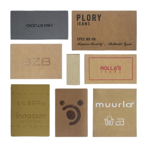 사용자 정의 양각 가죽 패치 의류 목 셔츠 로고 태그 청바지 자체 접착 라벨 여성 가방 핸드백 - Product Image 4
