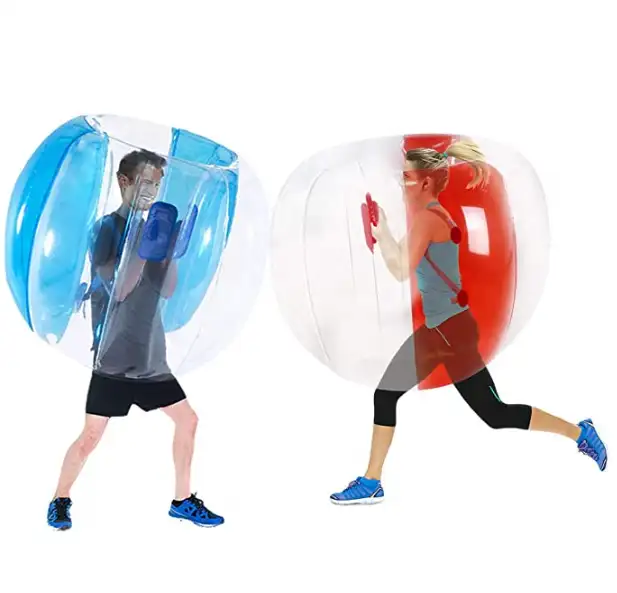 Boule anti-choc gonflable pour 2 adultes, PK boule à bulles pour corps, équipement, jouets