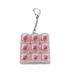 3x3 LED Fidget Keychain <b>Toy</b> for Adults Anxiety <b>Sensory</b> Stress Relief Fun Desk <b>Toy</b> Gift - Product Image 4