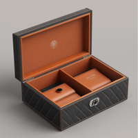 Caja de Embalaje de Perfume de Cuero PU Hecha a Mano y Personalizable Directo de Fábrica