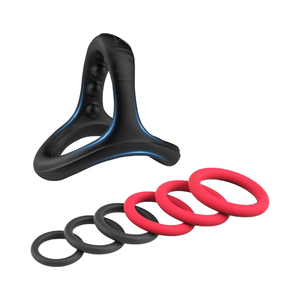 Großhandel Erwachsenen-Penisringe 7er-Pack Perlen-Cockring Oktopus-Sexspielzeug Vibrierender Aufblasbarer Cockring für Männer Sex - Product Image 2