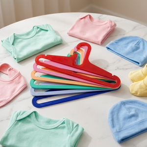 Organizador de Ropa de Plástico Ecológico para el Hogar, Diseño Moderno, Tipo Gancho Brillante, Bordes Lisos y Duraderos, para Armario - Product Image 3