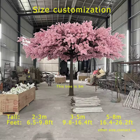 Grand arbre d'olivier artificiel pour décoration intérieure, tronc en fibre de verre vert olive, fleurs en soie, pour remise de diplôme, Nouvel An, Pâques