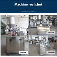 Machine de remplissage et de scellage semi-automatique pour tubes de confiture de fraises et sauce harissa pour tubes en aluminium pliables