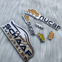 Emblème de voiture en plastique ABS métal 3D personnalisé autocollant adhésif conception de logo pour utilisation en exposition