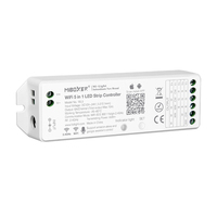 MiBOXER WL5 Télécommande RF sans fil 2.4G, contrôle par application de smartphone, contrôleur LED 5 en 1 pour l'éclairage