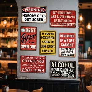 Funny <strong>Bar</strong> <strong>Signs</strong> for Home <strong>Bar</strong> Wall Decor - Vintage Garage Metal <strong>Signs</strong>, Man Cave Decor F, Personalized Basement <strong>Bar</strong> Accessories - Product Image 5