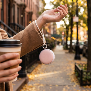 Miroir de maquillage chauffant portable rechargeable par USB rose vif à double chaleur avec protection contre la surchauffe <span class=keywords><strong>Batterie</strong></span> 4000mAh - Product Image 2