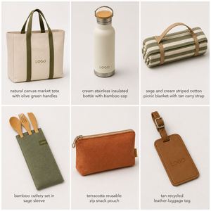 Custom Personalized Thanksgiving Graduation Hospitality Guest Welcome Kit Canvas Tote Bottle Picnic <b>Blanket</b> Cutlery Snack Pouch - Product Image 6