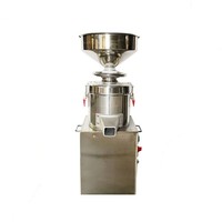 Broyeur commercial vertical en acier inoxydable pour beurre de cacahuète, machine de mouture alimentaire pour beurre de noix, sésame, céréales et beurre de cacahuète