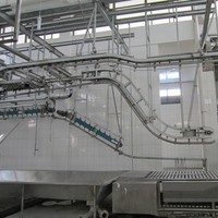 Palan de pente de carcasse de bétail pour levage de vache de bétail pour saigner l'équipement d'abattage pour l'usine d'abattoir de bétail