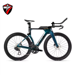 Bicicleta TT con Frenos de Disco para Contrarreloj y Triatlón, Bicicleta Completa con Juego de Ruedas de Fibra de Carbono T3, 24 Velocidades, Ligera, <span class=keywords><strong>ETap</strong></span> AXS-12S Completa - Product Image 6