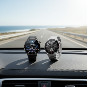 <span class=keywords><strong>Reloj</strong></span> Inteligente DENIXI QW33 Estilo Ejecutivo - Nuevo <span class=keywords><strong>Reloj</strong></span> Inteligente con Llamadas <span class=keywords><strong>Bluetooth</strong></span>, Pantalla Táctil Completa para Hombre, <span class=keywords><strong>Reloj</strong></span> Inteligente <span class=keywords><strong>Bluetooth</strong></span> para Fitness - Product Image 2