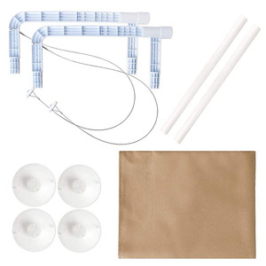 Hamaca para gato, asiento de ventana, malla transpirable, percha para ventana, ahorro de espacio, montada en cama de gato para tomar el sol - Product Image 6