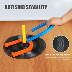 Utdoor-orseshoes de goma, 4 dow, 2 egegs 2 Rubber ATS 2 Red plástica - Product Image 5