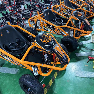 Xe Go Kart chạy xăng 125CC dành cho trẻ em và thanh thiếu niên, khởi động điện, tốc độ 50km/h, truyền động bằng xích, ghế điều chỉnh, đa địa hình, dùng cho giải trí và cho thuê thương mại - Product Image 6