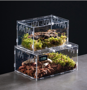 Cage moderne de terrarium de <span class=keywords><strong>reptile</strong></span> en plastique acrylique transparent pour le marché - Product Image 1