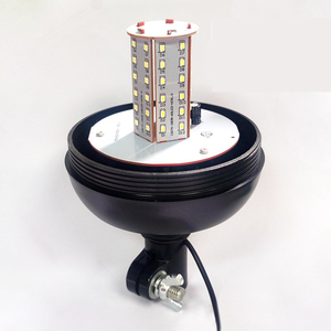 60 LED khẩn cấp xoay Strobe Khẩn Cấp Đèn hiệu ánh sáng DIN ống gắn hổ phách <span class=keywords><strong>12V</strong></span> 24V Xe mái cảnh báo Bóng Đèn tháp đèn - Product Image 3