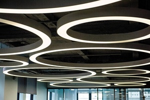 HLINEAR LC8060-C-1580 intérieur maison salle à manger nordique <span class=keywords><strong>LED</strong></span> plafonnier <span class=keywords><strong>cercle</strong></span> pendentif lustre télécommande <span class=keywords><strong>Suspension</strong></span> - Product Image 3