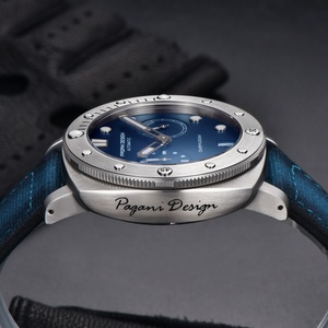 PAGANI DESIGN 1767 Montre mécanique automatique tendance 2023, montres de business, acier inoxydable, saphir, 200 m, montre de plongée pour homme - Product Image 3