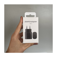 Cargador Superrápido Tipo-C PD 3.0 de 25W de Alta Calidad con QC4.0 para S24/S23/S20, Enchufe EU/US/UK/AU, para Auriculares y Teléfono Móvil