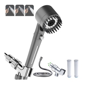 3 <b>Spray</b> Modes High Pressure Detachable Showerhead with Scalp Massager Pause Switch Handheld Shower Head <b>Set</b> with Filter - Product Image 1