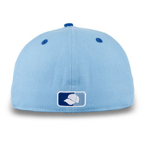 Casquette ajustée de sport d'extérieur TCAP Chine personnalisée à 6 panneaux avec broderie plate en tissu acrylique et laine - Product Image 5
