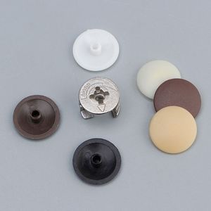 Best Choice 3 In 1 Eccentric <b>Wheel</b> Hole Cap <b>Plastic</b> Decorative Cap For Furniture Accessories Black Beige Dark Brown White - Product Image 1