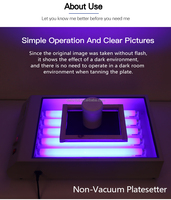 Equipo de Preimpresión, Máquina de Exposición de Películas para Serigrafía, Máquina de Fabricación de Placas de Serigrafía con Luz LED en Venta