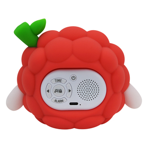 Lámpara de decoración de cabecera Digital para niños de silicona afrutada portátil, reloj despertador de aprendizaje para niños con luz nocturna - Product Image 6
