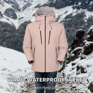 Chaqueta Personalizada con Forro Polar Cálido, Reversible, con Cierre Frontal, para Otoño e Invierno, Resistente al Viento y al Agua, Ideal para Viajes al Aire Libre - Product Image 2