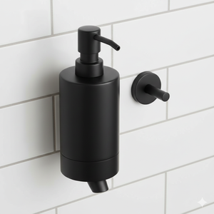 Distributeur de savon mural en acier inoxydable rechargeable et résistant pour la salle de bain d'hôtel, solution d'hygiène, origine USA - Product Image 3