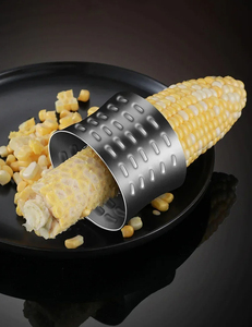 Éplucheur de maïs manuel en acier inoxydable pour la vente en gros, outil de cuisine facile à nettoyer pour l'élimination des épis, coupe-légumes domestique - Product Image 3