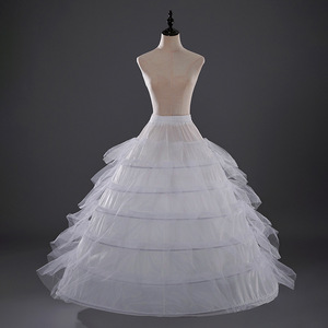 <span class=keywords><strong>Abito</strong></span> da sposa <span class=keywords><strong>lungo</strong></span> sei cerchi in acciaio da sposa morbido velo cintura super soffice <span class=keywords><strong>sottoveste</strong></span> per la sposa - Product Image 1