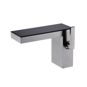 Robinet de salle de bain en acier inoxydable en gros pour hôtels, robinets de lavabo en or brossé, noyau en céramique, unité unique, chaud et froid - Product Image 5