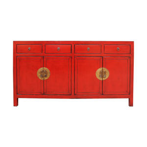 Armario de Boda Antiguo <span class=keywords><strong>Chino</strong></span> de Producción Antigua en Color Rojo - Product Image 4