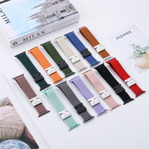 Parachute Khóa Thoáng Khí Đàn Hồi Ribbon Nylon Vải Thông Minh Dây Đeo Đồng Hồ Ban Nhạc Cho Apple Loạt Đồng Hồ 11 42Mm 46Mm - Product Image 5