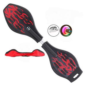 <span class=keywords><strong>Longboard</strong></span> à deux roues <span class=keywords><strong>pour</strong></span> débutants avec roues en PU et bande antidérapante - Design Snake Swing - Product Image 2