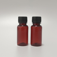 Bouteille de solution orale en plastique vide multi-usages de 20 ml en PET avec bouchon à vis, impression de logo personnalisée, résistante à l'humidité