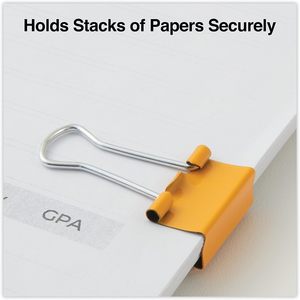 UNV31028 Boîte de rangement universelle pour pinces de reliure, petites, assorties (40/paquet), pinces à ressort en métal pour usage bureautique, aimants en acier - Product Image 2