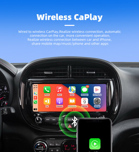 Adaptateur <span class=keywords><strong>CarPlay</strong></span> sans fil pour Apple <span class=keywords><strong>iPhone</strong></span> et Android, adaptateur 2 en 1 convertissant le dongle filaire en sans fil - Product Image 2