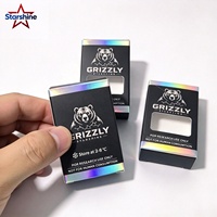 Boîte personnalisée pour flacons de 3/5/10 ml avec insert blister, carton de luxe pour l'emballage des flacons en verre, conception gratuite et marquage à chaud disponibles