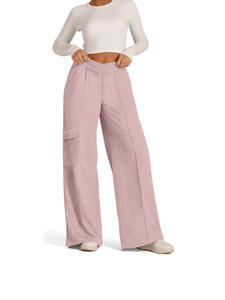 Womens Custom Casual Pants Printed Lounge <strong>Trousers</strong> Flat Front <strong>Petite</strong> Style Direct From Manufacturer Best Seller 2025 - Product Image 5